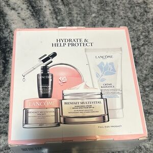 4-pc Lancome Bienfait Multi-Vital sunscreen cream SPF 30 and night cream set